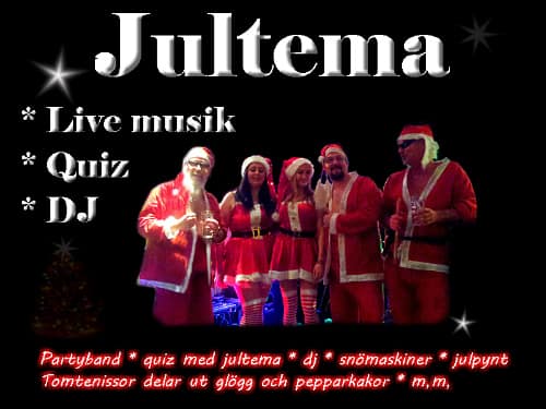 Jultema med Skumtomtar